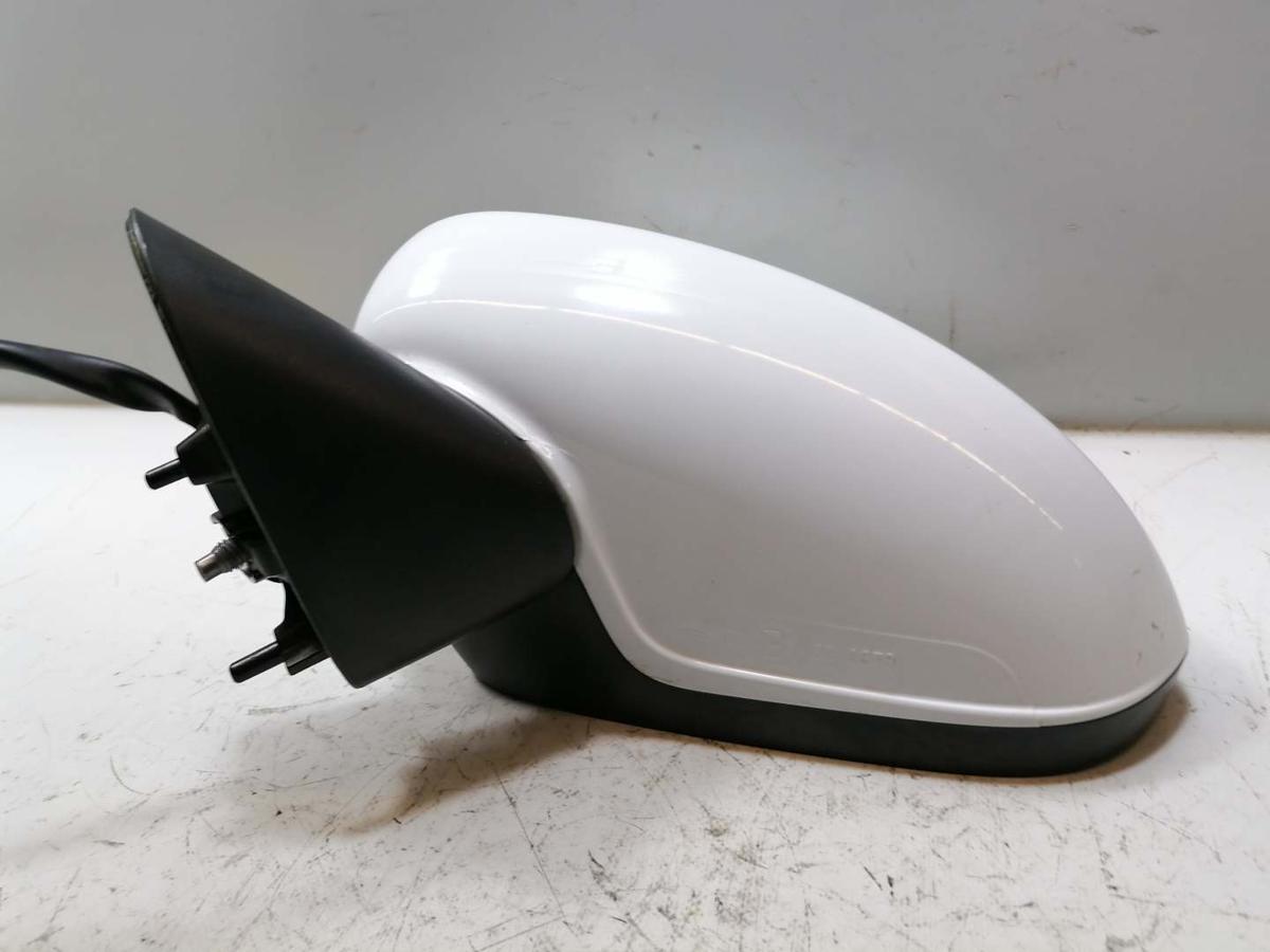 Opel Corsa D original Außenspiegel links elektrisch Z474 Casablancaweiß BJ09